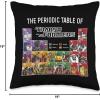 Transformers Periodic Table Of Heroes Throw Pillow(16×16)