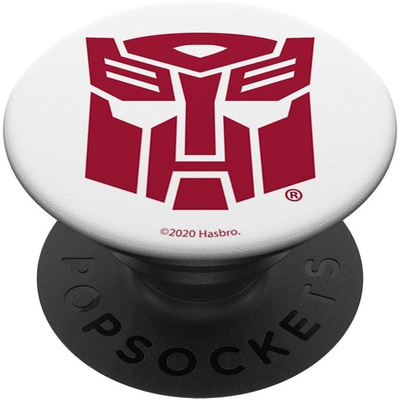 image:imageTransformers Autobots Red Outline Robot Logo PopSockets Adhesive PopGripAdhesive PopGrip