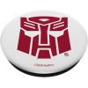 Transformers Autobots Red Outline Robot Logo PopSockets Adhesive PopGrip(Adhesive PopGrip)