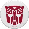 Transformers Autobots Red Outline Robot Logo PopSockets Adhesive PopGrip(Adhesive PopGrip)
