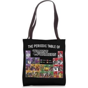 Transformers Group Shot Periodic Table Of Transformers Tote Bag