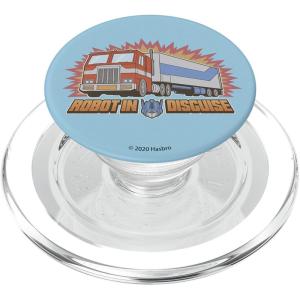 Transformers Optimus Prime Robot In Disguise PopSockets MagSafe PopGrip for iPhone(MagSafe)