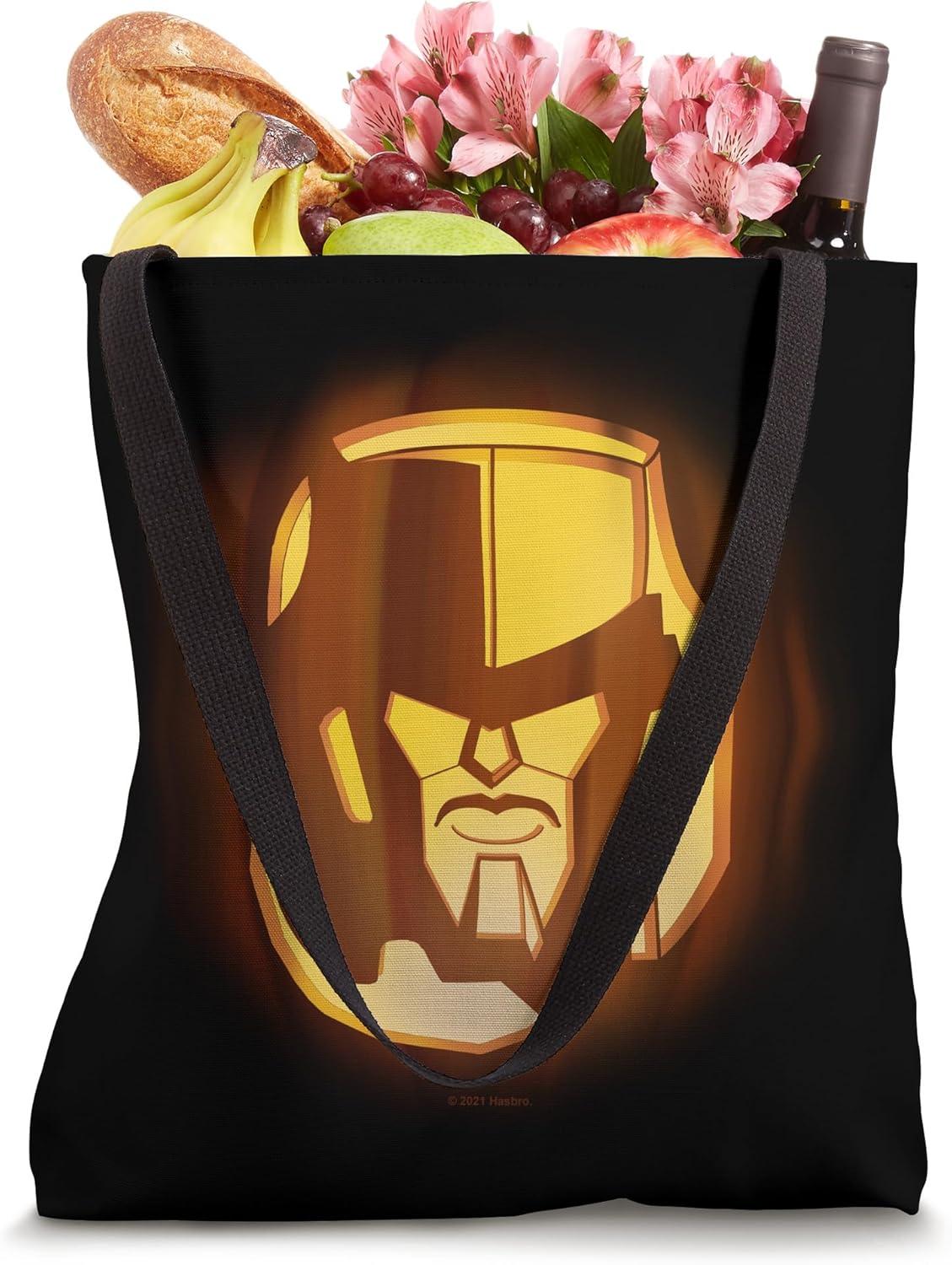 image:imageTransformers Halloween Megatron Pumpkin Tote Bag