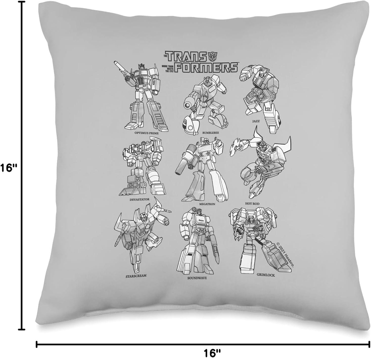 image:imageTransformers Information Chart Throw Pillow16x16