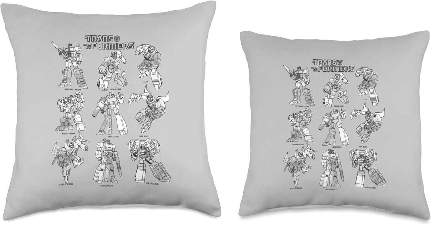 image:imageTransformers Information Chart Throw Pillow16x16