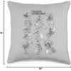 Transformers Information Chart Throw Pillow(16×16)