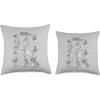 Transformers Information Chart Throw Pillow(16×16)