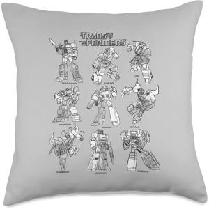 Transformers Information Chart Throw Pillow(18×18)