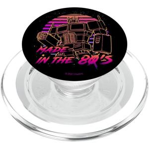 Transformers Made In The 80’s Neon PopSockets MagSafe PopGrip for iPhone(MagSafe)