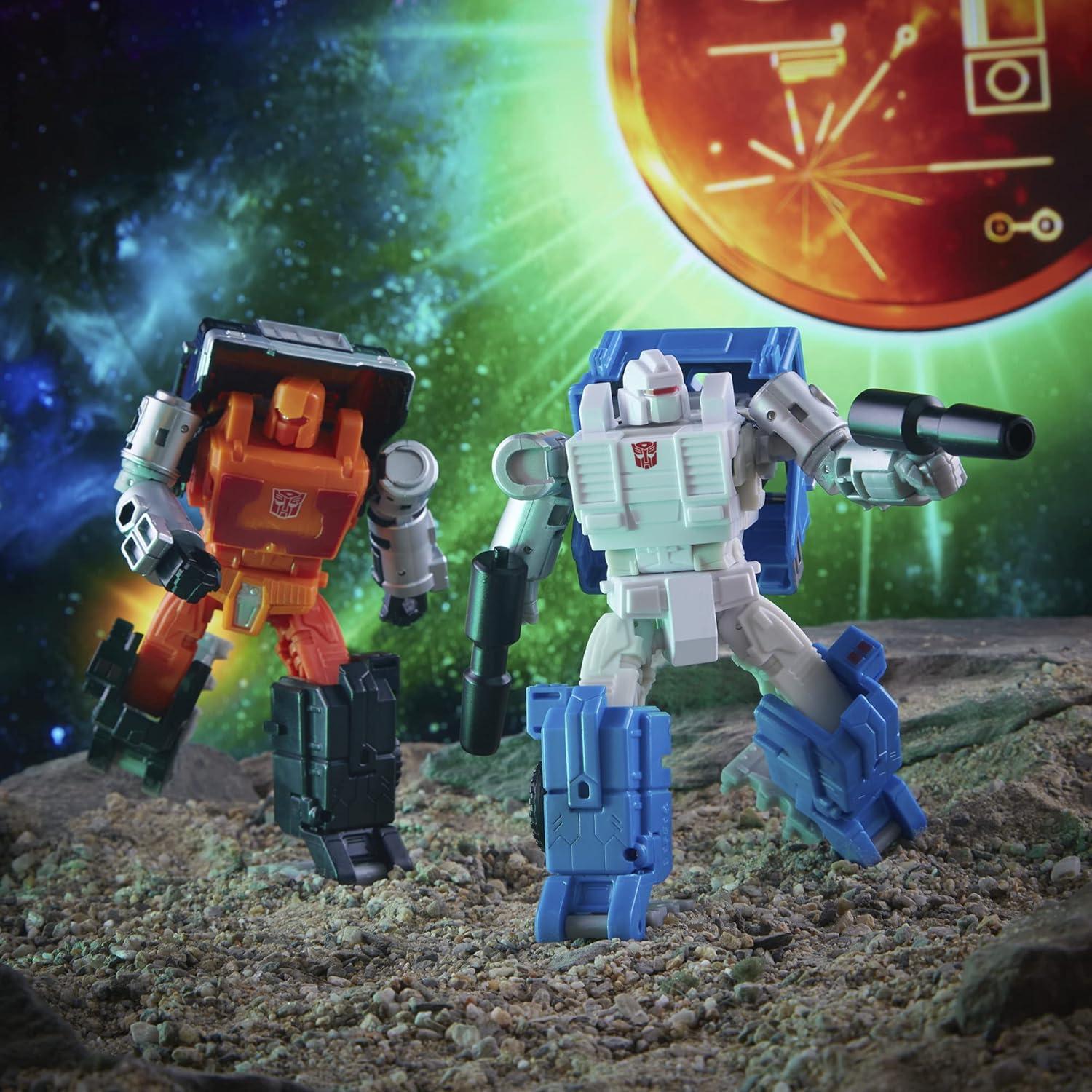 image:imageTransformers Generations War for Cybertron Golden Disk Collection Chapter 1 Autobot Road Ranger and Autobot Puffer Ages 8 and Up 55inch