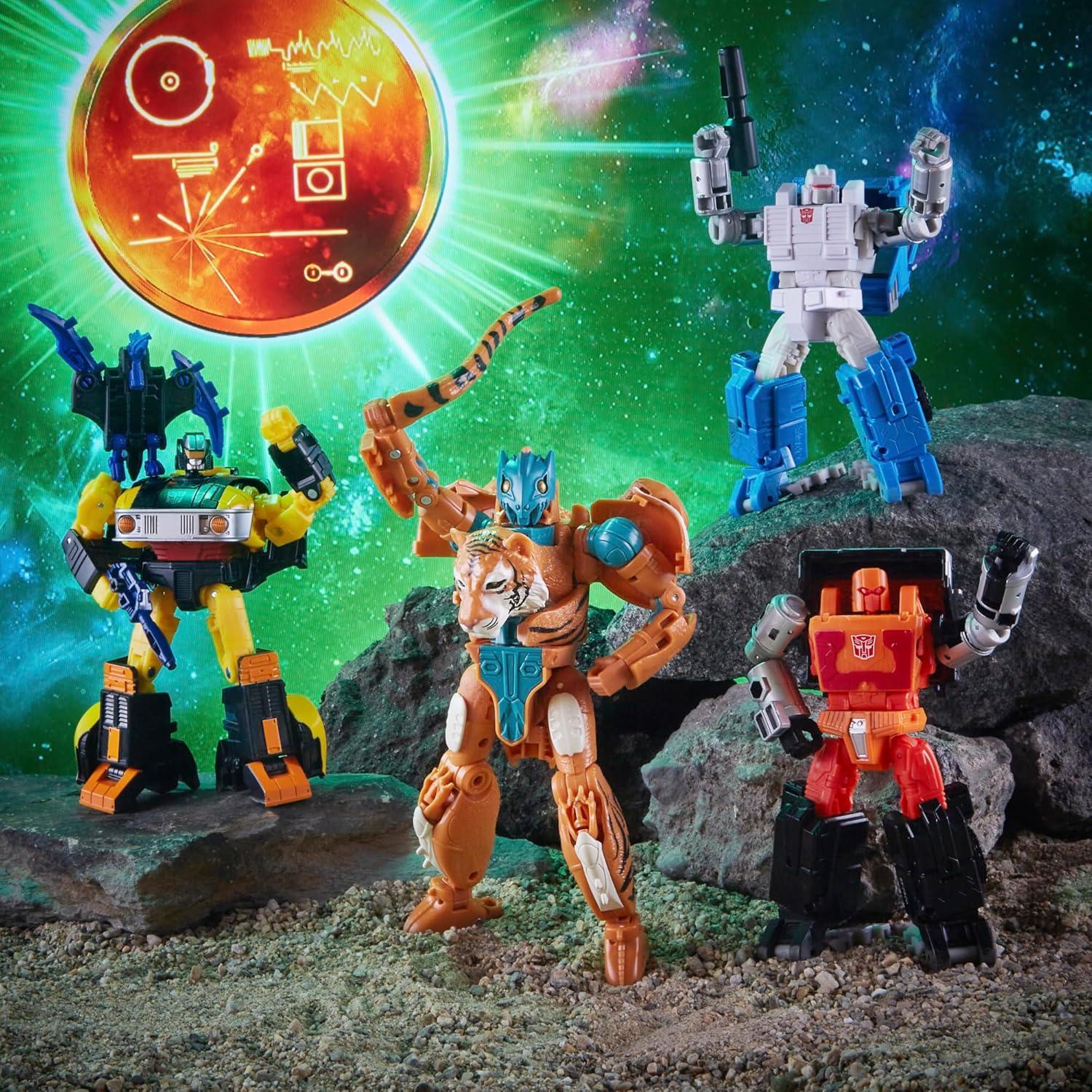 image:imageTransformers Generations War for Cybertron Golden Disk Collection Chapter 1 Autobot Road Ranger and Autobot Puffer Ages 8 and Up 55inch