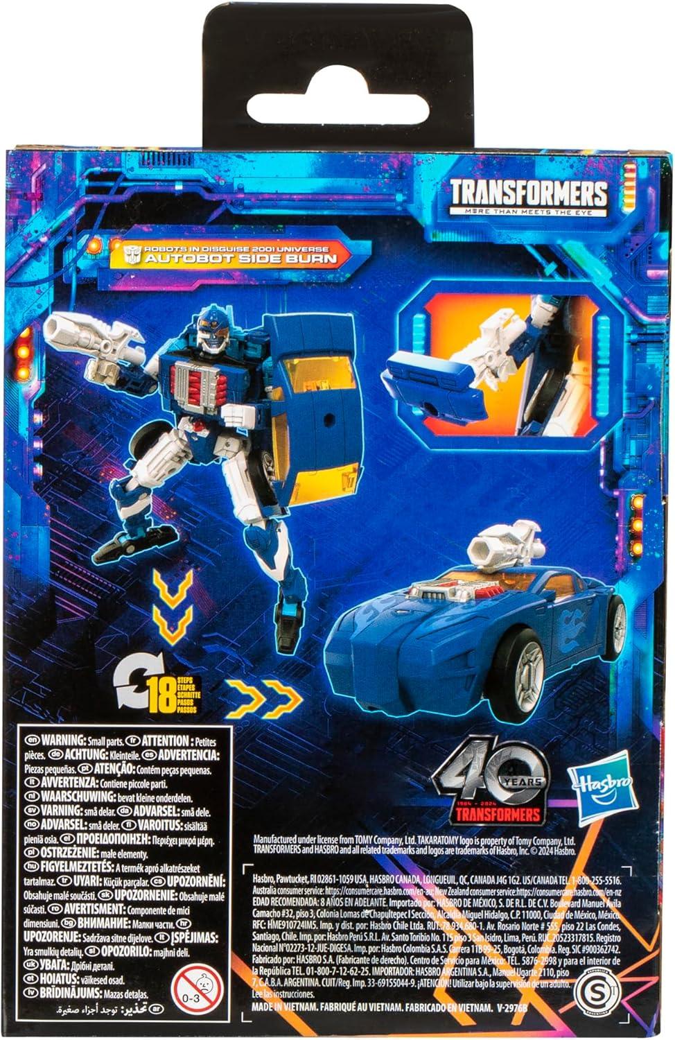 image:imageTransformers Legacy United Deluxe Class Robots in Disguise 2001 Universe Autobot Side Burn 55inch Converting Action Figure 8