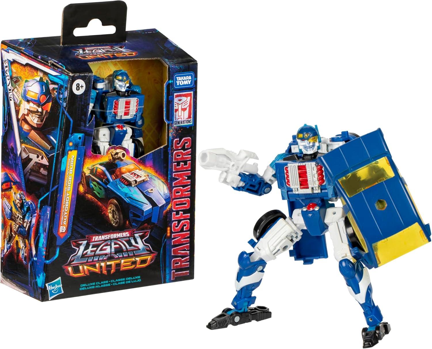 image:imageTransformers Legacy United Deluxe Class Robots in Disguise 2001 Universe Autobot Side Burn 55inch Converting Action Figure 8