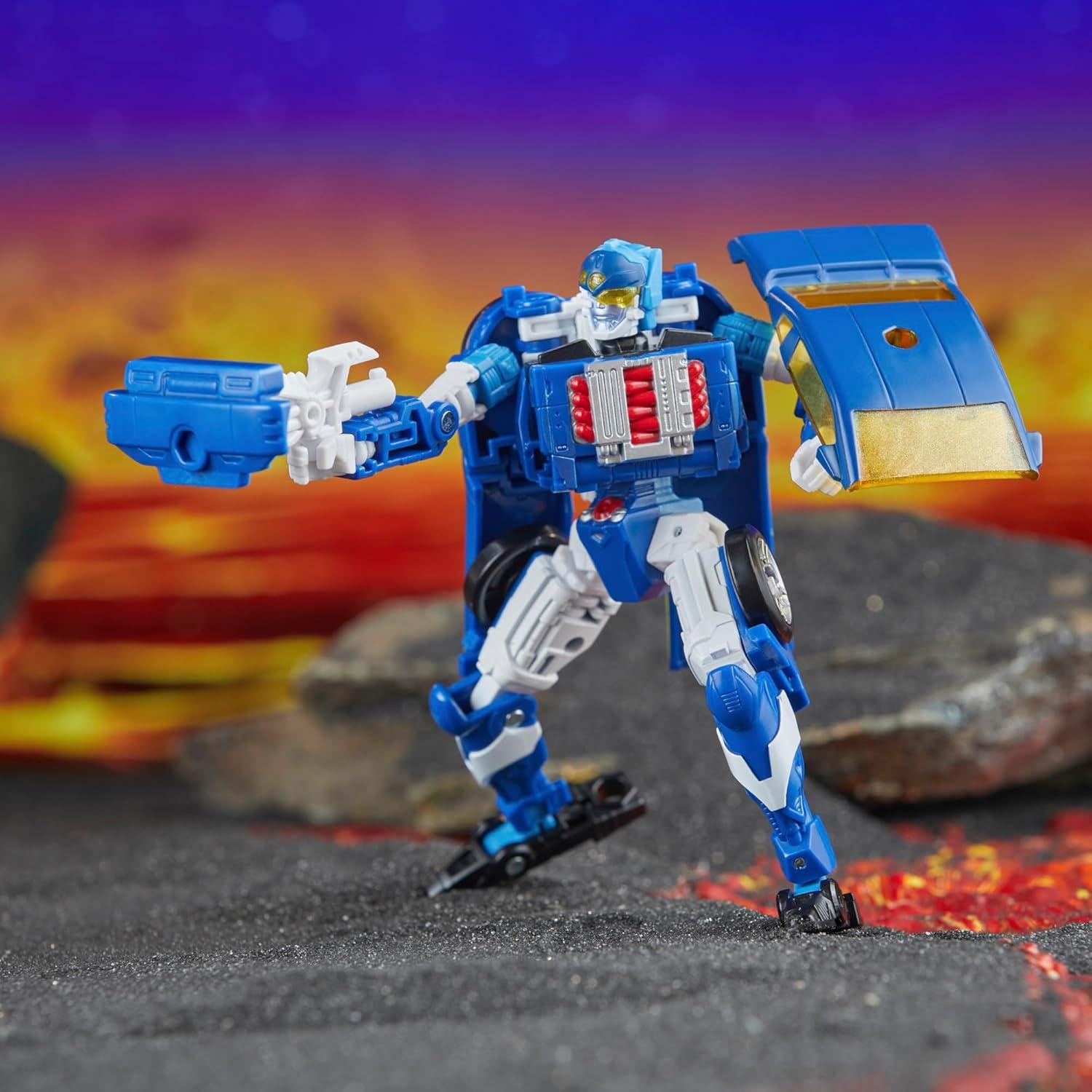 image:imageTransformers Legacy United Deluxe Class Robots in Disguise 2001 Universe Autobot Side Burn 55inch Converting Action Figure 8
