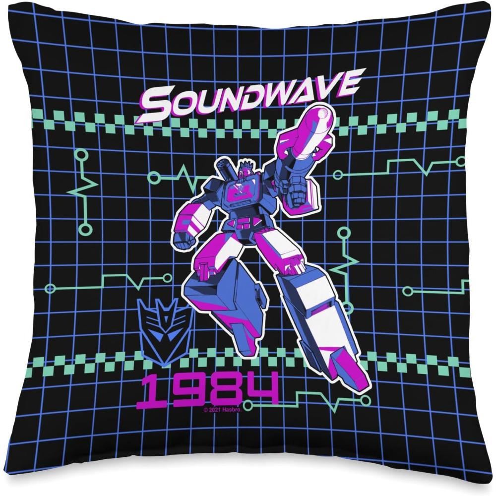 image:imageTransformers Soundwave 1984 Retro Throw Pillow16x16