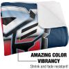 Transformers Autobot Airbrush Logo Silky Touch Sherpa Back Super Soft Throw Blanket
