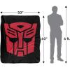 Transformers Autobot Logo Silky Touch Sherpa Back Super Soft Throw Blanket(Transformers Autobot Logo)