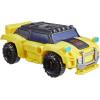Transformers CYBERWORLD Bumblebee Cyber Changers 4-Inch Action Figure, Quick Change to Offroad Vehicle Mode, Robot Toys for Boys and Girls 6 and Up