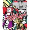 Transformers Comic Poster Silky Touch Sherpa Back Super Soft Throw Blanket