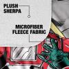 Transformers Comic Poster Silky Touch Sherpa Back Super Soft Throw Blanket