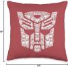 Transformers Detail Autobot Helmet Fill Throw Pillow(16×16)