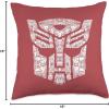 Transformers Detail Autobot Helmet Fill Throw Pillow(18×18)