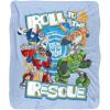 Transformers Roll to The Rescue Silky Touch Sherpa Back Super Soft Throw Blanket(Transformers Roll to the Rescue)
