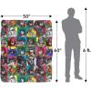 Transformers Transformers Squares Silky Touch Sherpa Back Super Soft Throw Blanket(Transformers Squares)