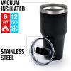 Transformers Vintage Decepticon Logo Stainless Steel Tumbler 30 oz Coffee Travel Cup, Vacuum Insulated & Double Wall with Leakproof Sliding Lid
