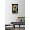 Trends International Hasbro Transformers: Bumblebee – Glitch Wall Poster, 22.37″ x 34.00″, Premium Poster & Push Pin Bundle(22.4″L x 14.7″W)
