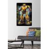 Trends International Hasbro Transformers: Bumblebee – Glitch Wall Poster, 22.37″ x 34.00″, Premium Poster & Push Pin Bundle(34″L x 22.4″W)