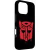 iPhone 16 Transformers Red Drip Autobot Big Face Case(iPhone 16 Pro)