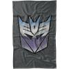 LOGOVISION Transformers Vintage Decepticon Logo Fleece Blanket 36″ x 58″