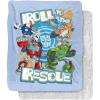 Transformers Roll to The Rescue Silky Touch Sherpa Back Super Soft Throw Blanket(Transformers Roll to the Rescue)