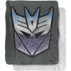 Transformers Vintage Decepticon Logo Silky Touch Sherpa Back Super Soft Throw Blanket