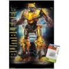 Trends International Hasbro Transformers: Bumblebee – Glitch Wall Poster, 22.37″ x 34.00″, Premium Poster & Push Pin Bundle(22.4″L x 14.7″W)