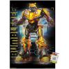 Trends International Hasbro Transformers: Bumblebee – Glitch Wall Poster, 22.37″ x 34.00″, Premium Poster & Push Pin Bundle(34″L x 22.4″W)
