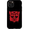 iPhone 16 Transformers Red Drip Autobot Big Face Case(iPhone 11 Pro)