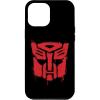 iPhone 16 Transformers Red Drip Autobot Big Face Case(iPhone 12 Pro Max)