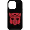 iPhone 16 Transformers Red Drip Autobot Big Face Case(iPhone 13 Pro)