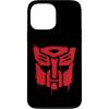 iPhone 16 Transformers Red Drip Autobot Big Face Case(iPhone 13 Pro Max)