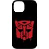 iPhone 16 Transformers Red Drip Autobot Big Face Case(iPhone 14)
