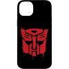 iPhone 16 Transformers Red Drip Autobot Big Face Case(iPhone 14 Plus)