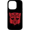 iPhone 16 Transformers Red Drip Autobot Big Face Case(iPhone 14 Pro)