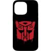 iPhone 16 Transformers Red Drip Autobot Big Face Case(iPhone 14 Pro Max)