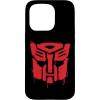 iPhone 16 Transformers Red Drip Autobot Big Face Case(iPhone 15 Pro)