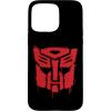 iPhone 16 Transformers Red Drip Autobot Big Face Case(iPhone 15 Pro Max)