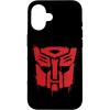 iPhone 16 Transformers Red Drip Autobot Big Face Case(iPhone 16)