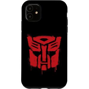 iPhone 16 Transformers Red Drip Autobot Big Face Case(iPhone 11)