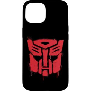 iPhone 16 Transformers Red Drip Autobot Big Face Case(iPhone 15)